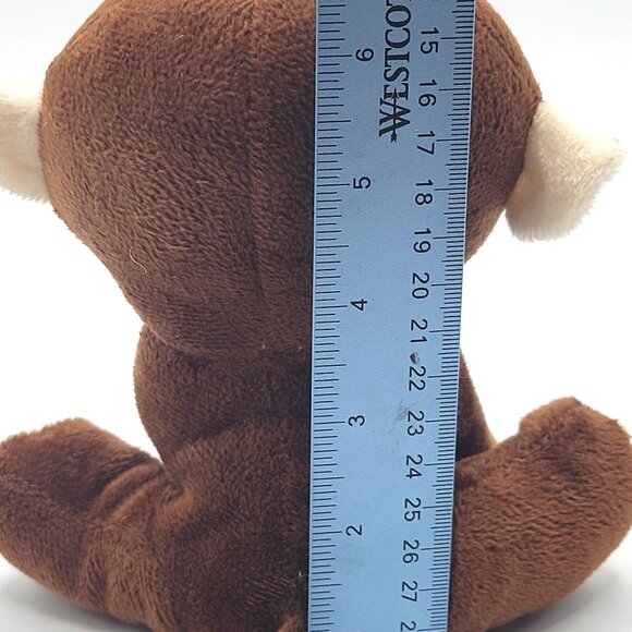 Midwood Brands Big Eyed Brown Monkey Plush Softie Toy Animal Collectible - Picture 5 of 9